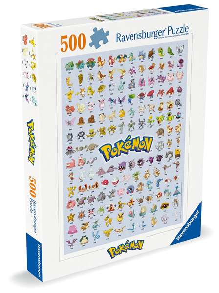 Ravensburger Puzzle Pokémon 500 pièces | Multilingue dès 12 ans Ravensburger Puzzle Pokémon 500 pièces | Multilingue dès 12 ans