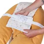 Tineo MultiRelax - Coussin de maternité 3-en-1 évolutif, transat, allaitement et soutien, harnais intégré, déhoussable, réversible