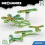 Geomag Mechanics Motion Recycled Flywheels 96 (756) - Jeu de Construction Mécanique Magnétique avec 96 Pièces Recyclées pour Enfants à Partir de 5 Ans