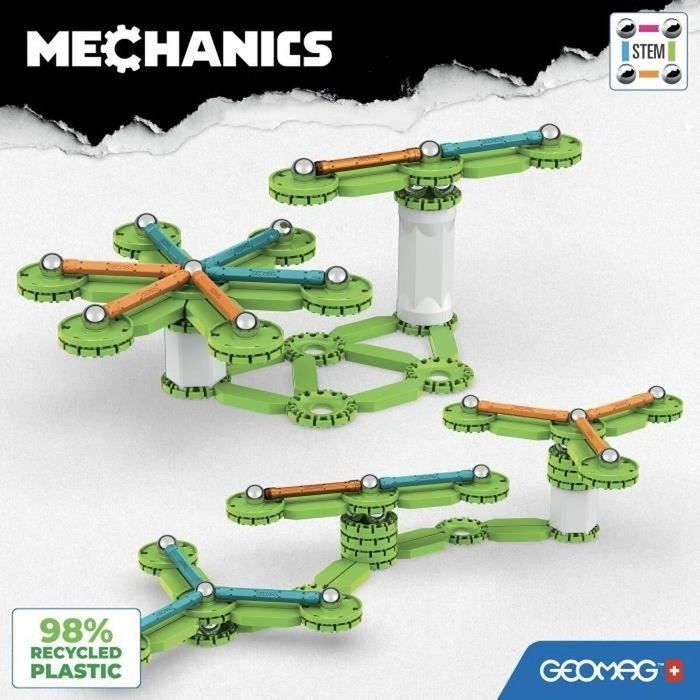 Geomag Mechanics Motion Recycled Flywheels 96 pièces Geomag Mechanics Motion Recycled Flywheels 96 pièces