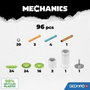 Geomag Mechanics Motion Recycled Flywheels 96 pièces