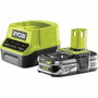Ryobi Kit Batterie 18V 2,5 Ah et Chargeur Rapide 2,0 A RC18120-125