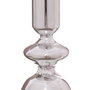 BigBuy Home Pot à Bougie Argenté Verre Noël
