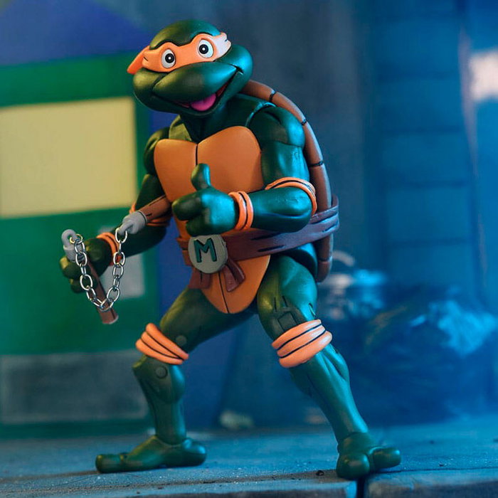 NECA Ultimate Michelangelo VHS Scale Action Figure - Teenage Mutant Ninja Turtles NECA Ultimate Michelangelo VHS Scale Action Figure - Teenage Mutant Ninja Turtles