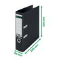 Reliure à anneaux Leitz Noir A4