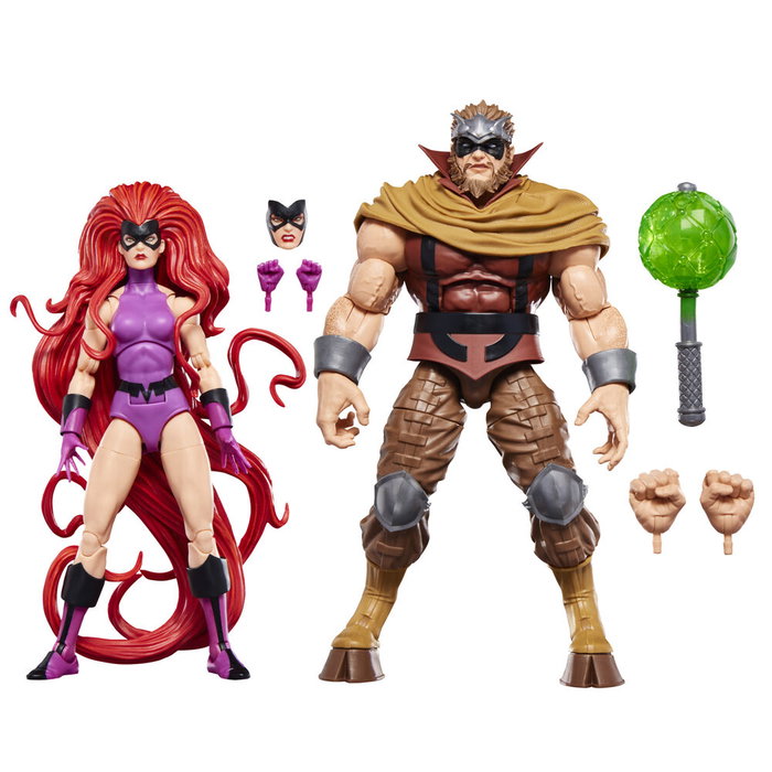 Hasbro Marvel Legends Inhumans : Pack de 2 figurines Medusa et Gorgon