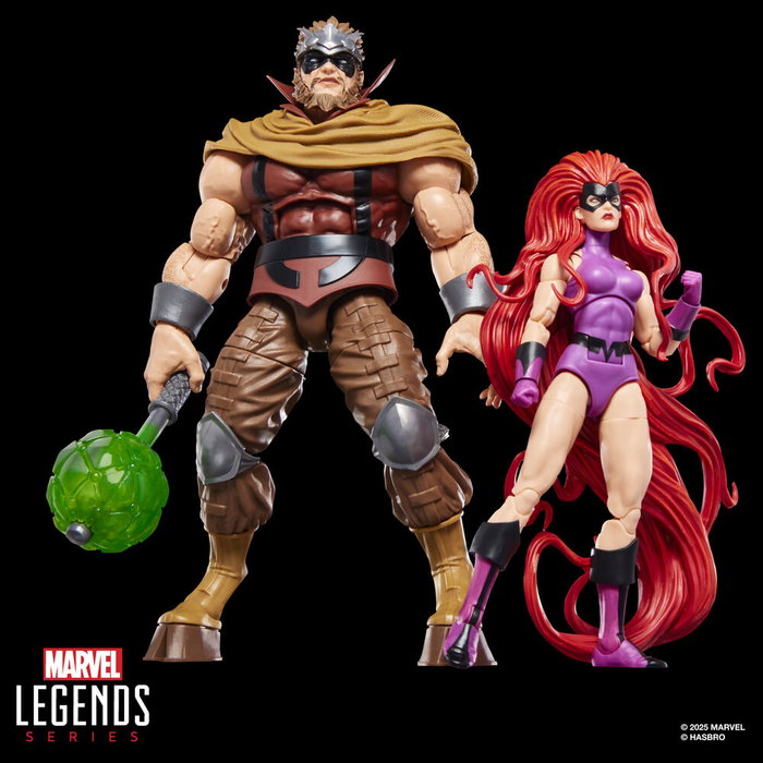 Hasbro Marvel Legends Inhumans : Pack de 2 figurines Medusa et Gorgon