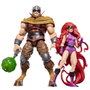 Hasbro Marvel Legends Inhumans : Pack de 2 figurines Medusa et Gorgon
