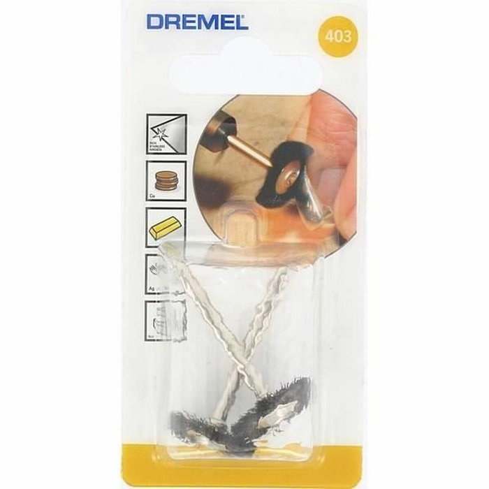 Dremel Lot de 2 brosses couronne 403JA Ø 19 mm