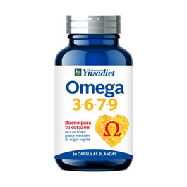 YNSADIET Oméga 3, 6, 7, 9 30 capsules