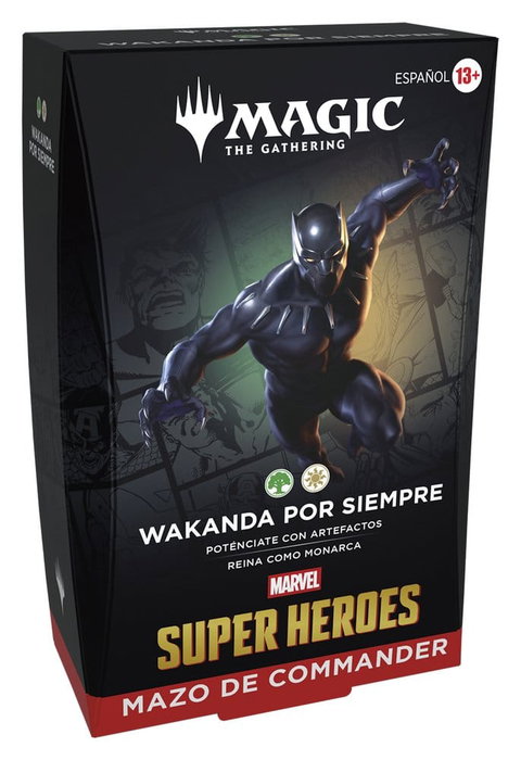 Wizards of the Coast Magic the Gathering Marvel Super Heroes Commander Decks Carton (4) ESPAGNOL Wizards of the Coast Magic the Gathering Marvel Super Heroes Commander Decks Carton (4) ESPAGNOL