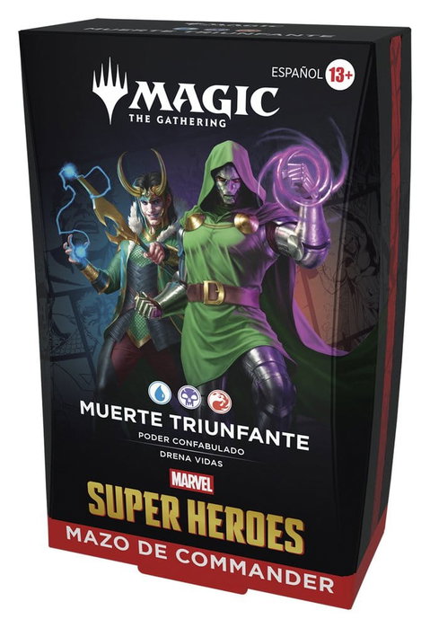 Wizards of the Coast Magic the Gathering Marvel Super Heroes Commander Decks Carton (4) ESPAGNOL Wizards of the Coast Magic the Gathering Marvel Super Heroes Commander Decks Carton (4) ESPAGNOL