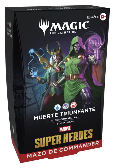 Wizards of the Coast Magic the Gathering Marvel Super Heroes Commander Decks Carton (4) ESPAGNOL Wizards of the Coast Magic the Gathering Marvel Super Heroes Commander Decks Carton (4) ESPAGNOL