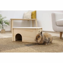 Kerbl Maison pour rongeur beige avec toit amovible
