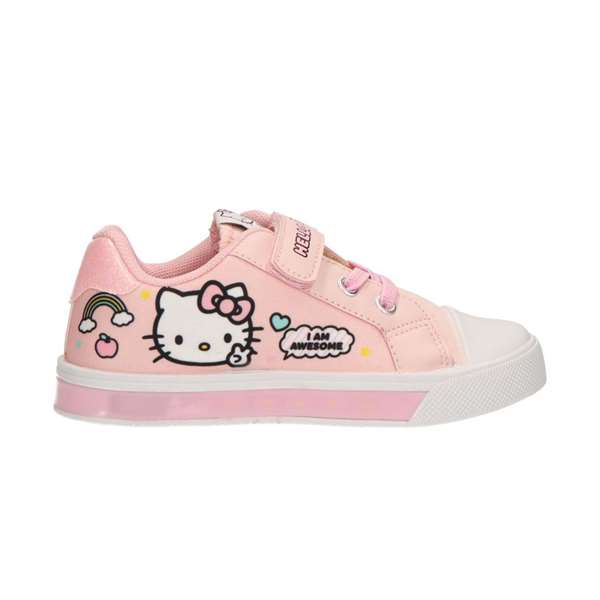 Cerdá T032 - Chaussons en toile avec éclairage LED, semelle PVC, thème Hello Kitty pour enfants, couleur rose, pointure 32, modèle assorti Cerdá T032 - Chaussons en toile avec éclairage LED, semelle PVC, thème Hello Kitty pour enfants, couleur rose, pointure 32, modèle assorti