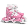 Stamp - Patins en ligne évolutifs 2-en-1 STAMP SKIDS CONTROL avec roues en PVC 60*24mm, taille ajustable 27-30 - Rose