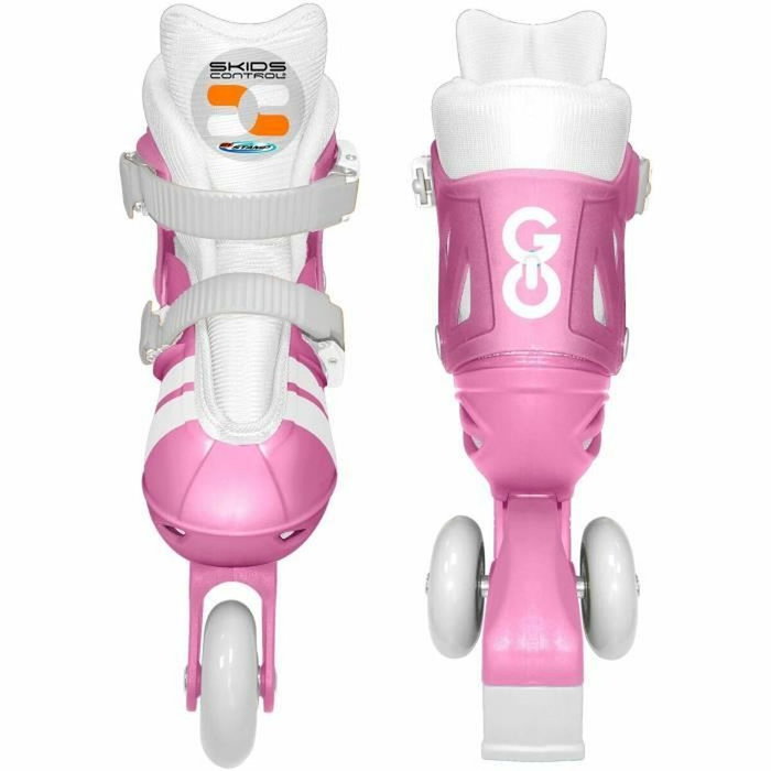 Stamp Patins en ligne 2-en-1 Skids Control Rose Taille 27-30