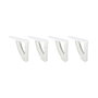 Pince pour nappe Tescoma Presto Blanc (4 Unités)