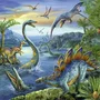 Ravensburger - Coffret de 3 puzzles enfants 49 pièces - La fascination des dinosaures - Paysage et nature - À partir de 5 ans