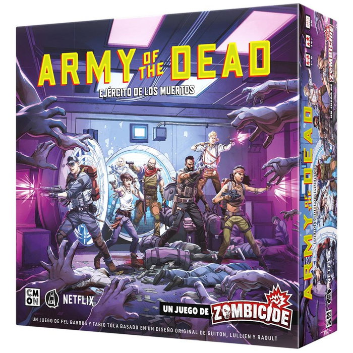 Asmodee CMATD001ES Zombicide Army Of The Dead - Jeu de plateau coopératif, 1-6 joueurs, 14+ ans, en espagnol Asmodee CMATD001ES Zombicide Army Of The Dead - Jeu de plateau coopératif, 1-6 joueurs, 14+ ans, en espagnol