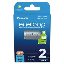 Panasonic Eneloop Micro AAA 800mAh Ni-MH - Lot de 2