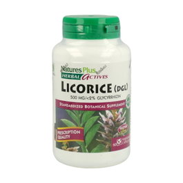 Natures Plus Licorice (DGL) Regaliz Herbal Actives 60 capsules 500mg