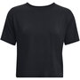 T-shirt à manches courtes femme Under Armour Noir Fitness 10-12 Ans