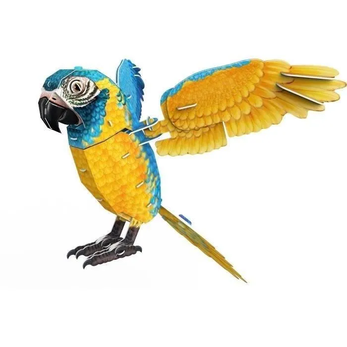 Explora Puzzle 3D Perroquet Oiseau Construction 94 Pièces Jeu Éducatif à Assembler sans Colle pour Enfants Dès 8 Ans
