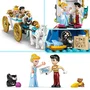 LEGO Disney Princess 43275 Le Château de Cendrillon et la Calèche - Jeu de Construction avec 596 Pièces pour Enfants dès 6 Ans