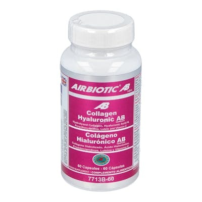 Airbiotic Collagen Hyaluronic Complex 60 gélules - Complément acide hyaluronique collagène vitamine C Airbiotic Collagen Hyaluronic Complex 60 gélules - Complément acide hyaluronique collagène vitamine C