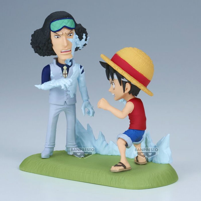 BANPRESTO Figurine One Piece Log Stories - Monkey D. Luffy vs Kuzan - Figurine World Collectable Figure - 9 cm BANPRESTO Figurine One Piece Log Stories - Monkey D. Luffy vs Kuzan - Figurine World Collectable Figure - 9 cm