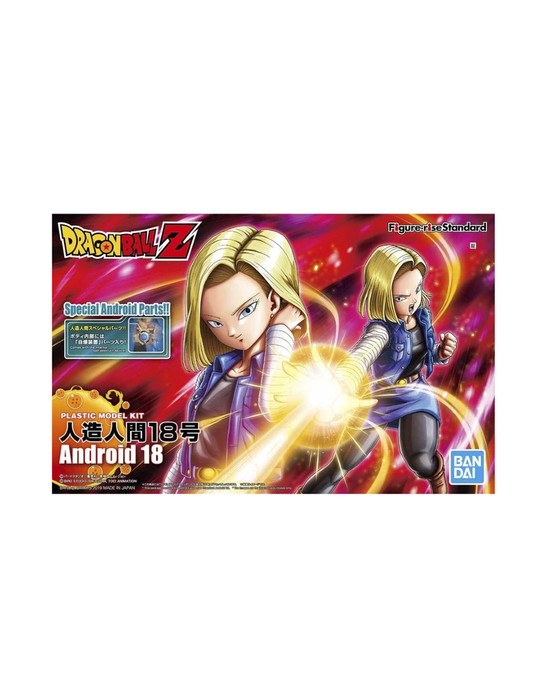 Bandai Figure Rise Standard Android 18 Pkg Renewal - Model Kit de 15,5 cm avec Accessoires Bandai Figure Rise Standard Android 18 Pkg Renewal - Model Kit de 15,5 cm avec Accessoires