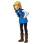 Bandai Android 18 Figura PKG Renewal Re:Run - Figurine en PVC articulée de 15 cm avec accessoires