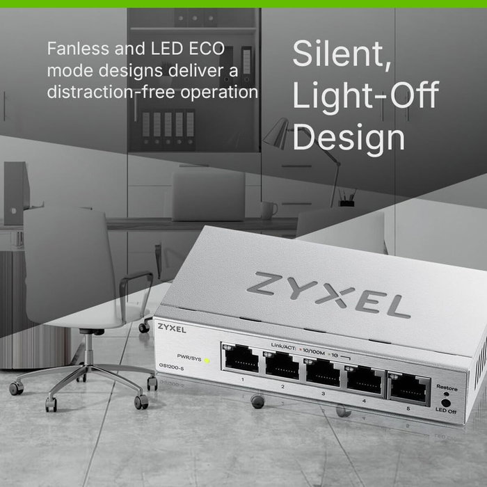 Switch ZyXEL GS1200-5V3-EU0101F