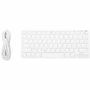 Bluestork MINI MAC R Clavier Sans Fil Rechargeable Blanc AZERTY