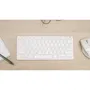 Bluestork MINI MAC R - Clavier sans fil compact et rechargeable pour Mac OS - Blanc