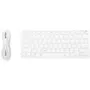 Bluestork MINI MAC R - Clavier sans fil compact et rechargeable pour Mac OS - Blanc