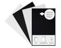 Innspiro Set de 4 feuilles de mousse EVA adhésives noir et blanc 20x30cm x 2mm