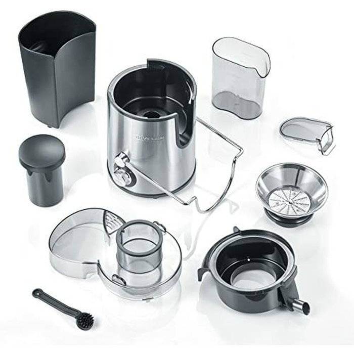 Severin ES 3566 - Extracteur de jus centrifuge en acier inoxydable - Puissant et facile à nettoyer