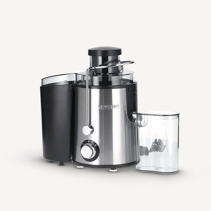 Severin ES 3566 - Extracteur de jus centrifuge en acier inoxydable - Puissant et facile à nettoyer