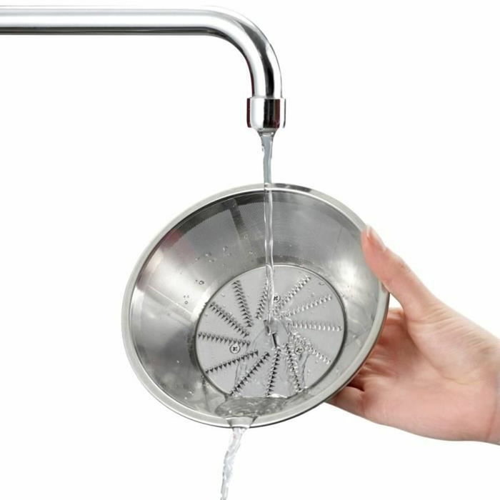 Severin ES 3566 - Extracteur de jus centrifuge en acier inoxydable - Puissant et facile à nettoyer