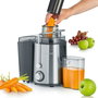 Severin ES 3566 - Extracteur de jus centrifuge en acier inoxydable - Puissant et facile à nettoyer