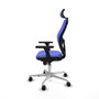 Piqueras y Crespo Chaise de Bureau 3D086N2 Bleu clair