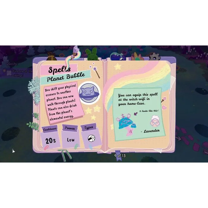 Just For Games - Grimoire Groves - Jeu d'Action-Aventure Magique et de Gestion pour Nintendo Switch