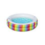 Bestway Piscine Enfant 2 Arceaux Arc-en-ciel 206x206x51cm +6 Ans Jardin 54443