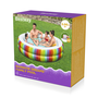 Bestway Piscine Enfants 2 Arcs Arc-en-ciel 206x206x51 cm +6 Ans Gonflable Jardin 54443