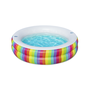 Bestway Piscine Enfants 2 Arcs Arc-en-ciel 206x206x51 cm +6 Ans Gonflable Jardin 54443