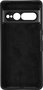 eSTUFF Coque silicone Google Pixel 7 Pro - Noir - Protection effet soie avec doublure microfibre