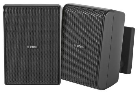 Bosch Speaker cabinet d'extérieur 5" (133 mm) 70/100V IP54 75W 109 dB SPL max - paire noire Bosch Speaker cabinet d'extérieur 5" (133 mm) 70/100V IP54 75W 109 dB SPL max - paire noire