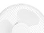 Argon Ventilateur de Table 40W Blanc 33.5x47.5x27 cm 3 Vitesses Oscillation 75° Inclinable